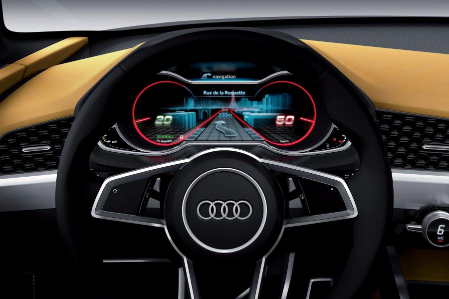 Панель приборов Audi Crosslane Coupe Concept 2012 года  (фото 13 из 47)